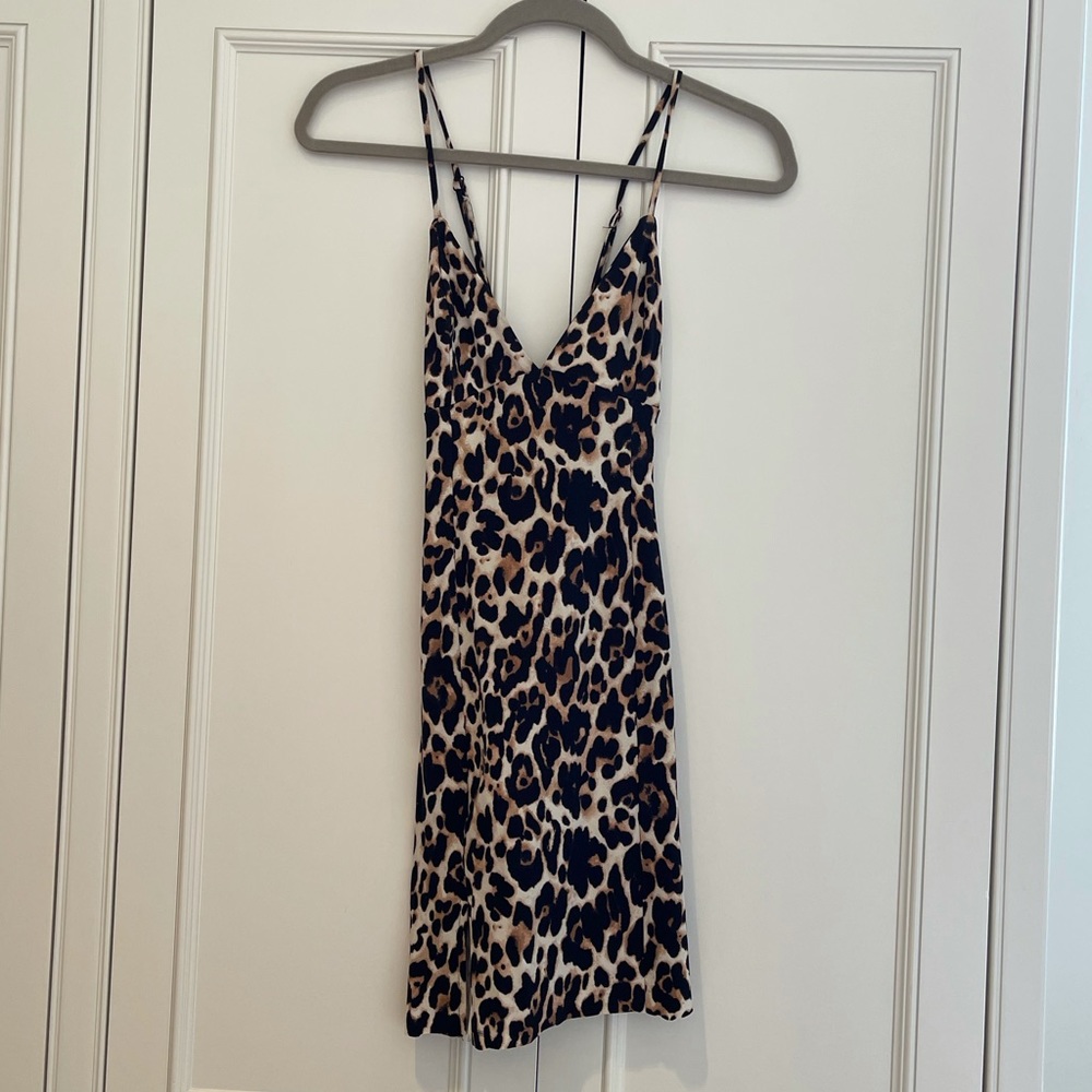 Mustard Seed Leopard MIDI Dress.
